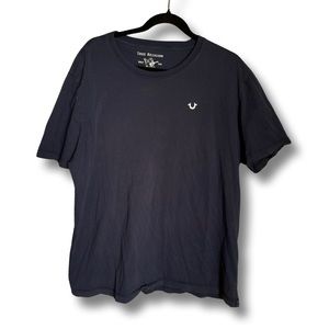 True Religion mens True Religion Buddha Crewneck Tee T Shirt,